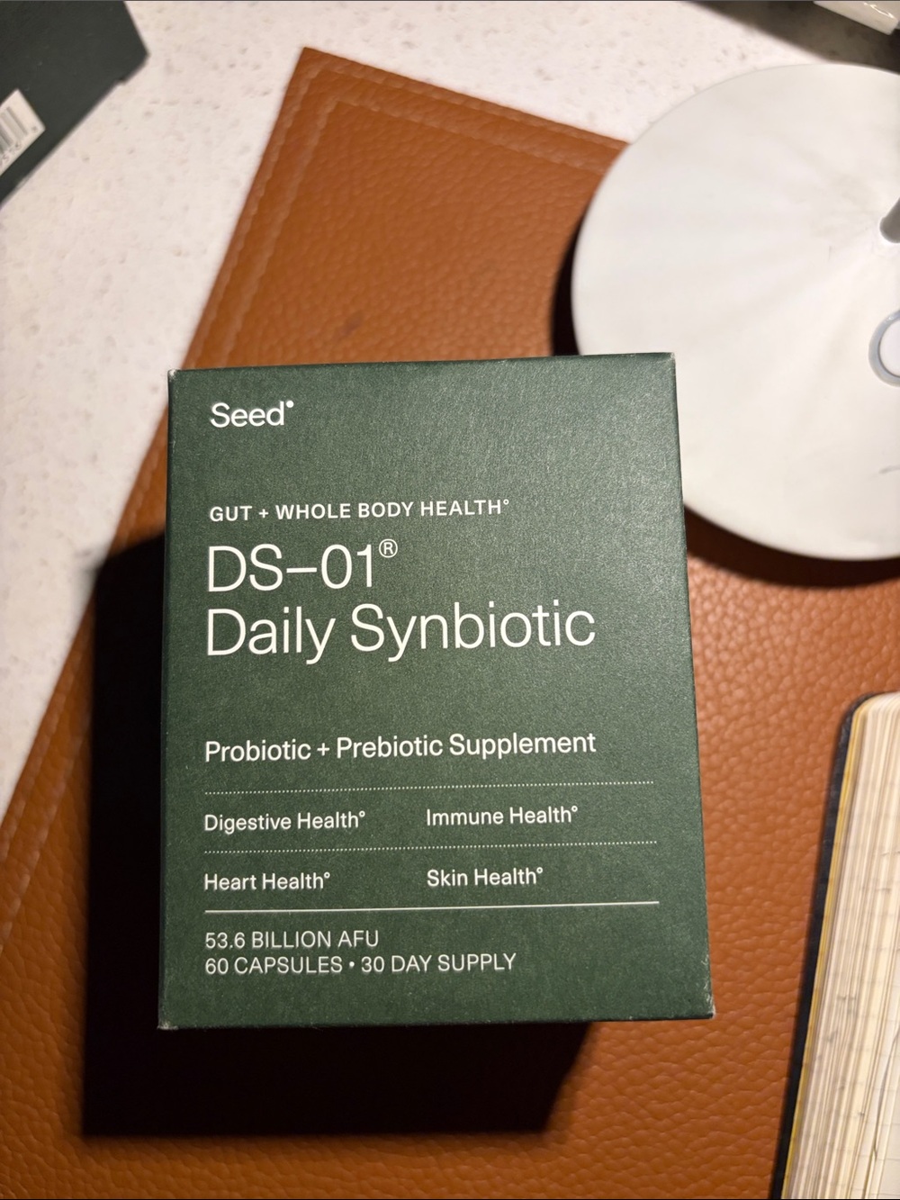 Seed DS-01 Daily Synbiotic Probiotic + Prebiotic Supplement - Green SEALED NEW
